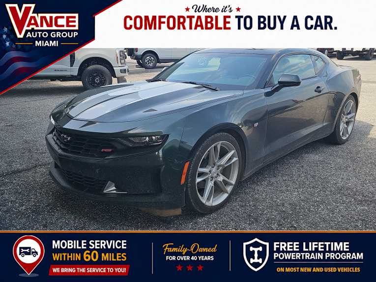 Rally Green Metallic 2020 Chevrolet Camaro Coupe Rear-Wheel Drive 8-Speed Automatic