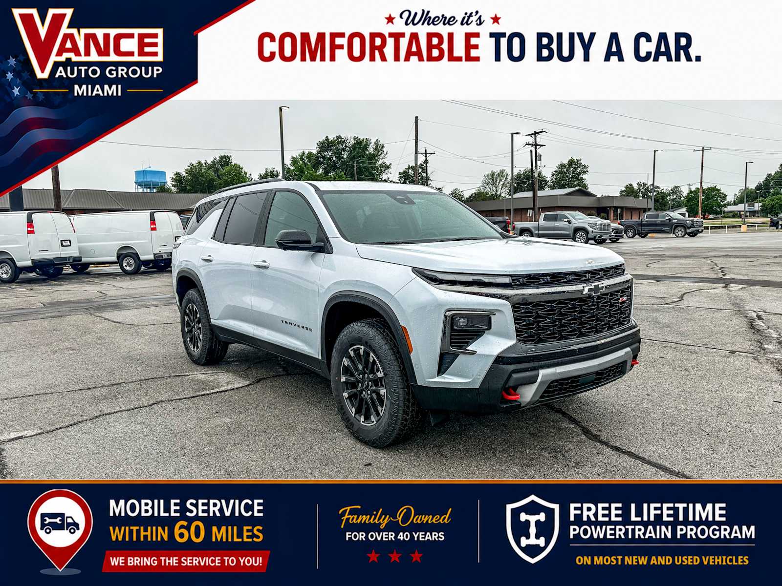 Polar White Tricoat 2026 Chevrolet Traverse Z71 AWD SUV / Crossover Four-Wheel Drive 8-Speed Automatic