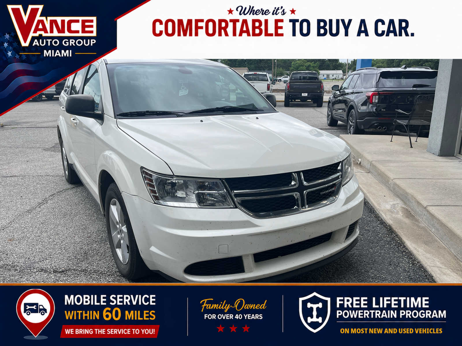 Vice White 2018 Dodge Journey SE FWD SUV / Crossover Front-Wheel Drive 4-Speed Automatic