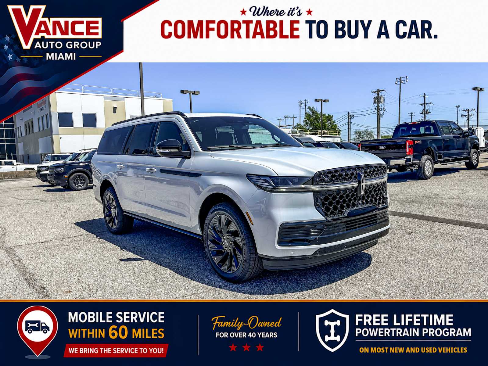 Crystal White Metallic Clearcoat 2026 Lincoln Navigator L Reserve 4WD SUV / Crossover Four-Wheel Drive Automatic