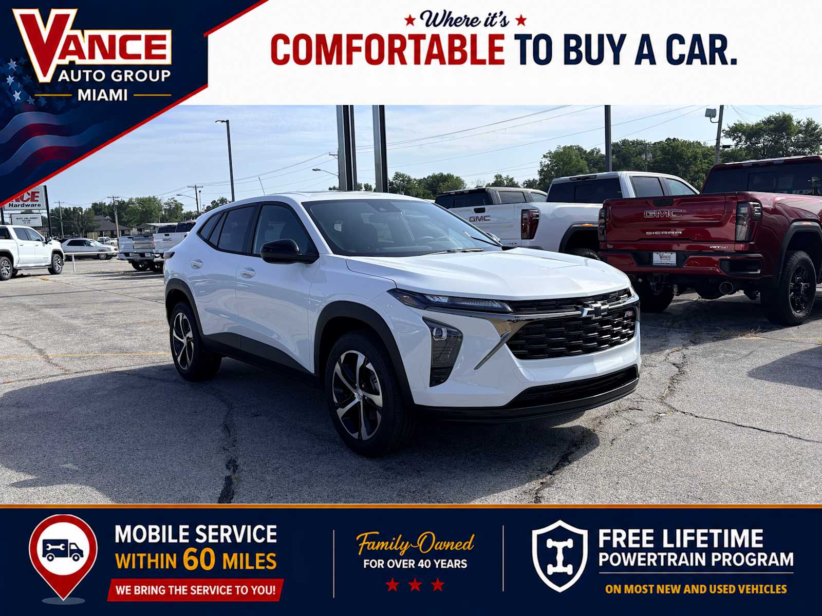Summit White 2026 Chevrolet Trax SUV / Crossover Front-Wheel Drive 6-Speed Automatic