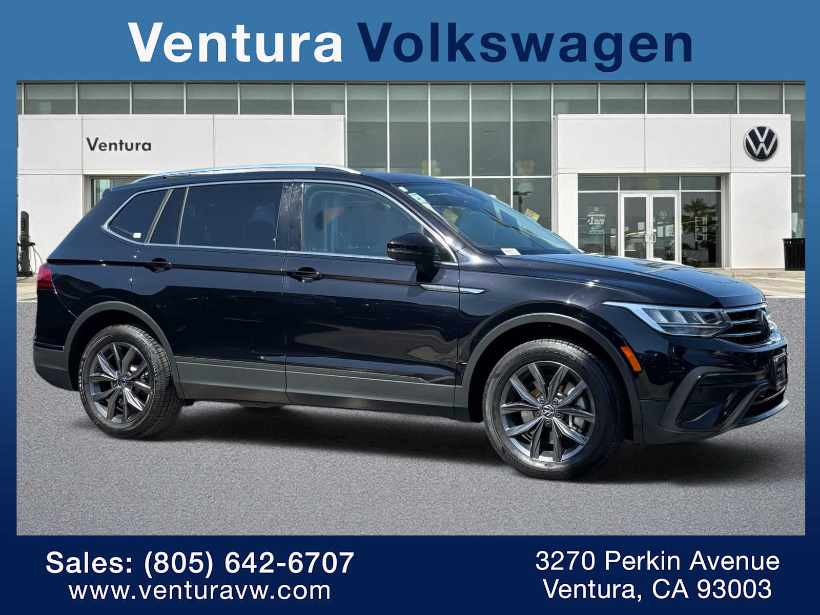 Deep Black Pearl 2022 Volkswagen Tiguan SUV / Crossover Front-Wheel Drive 8-Speed Automatic
