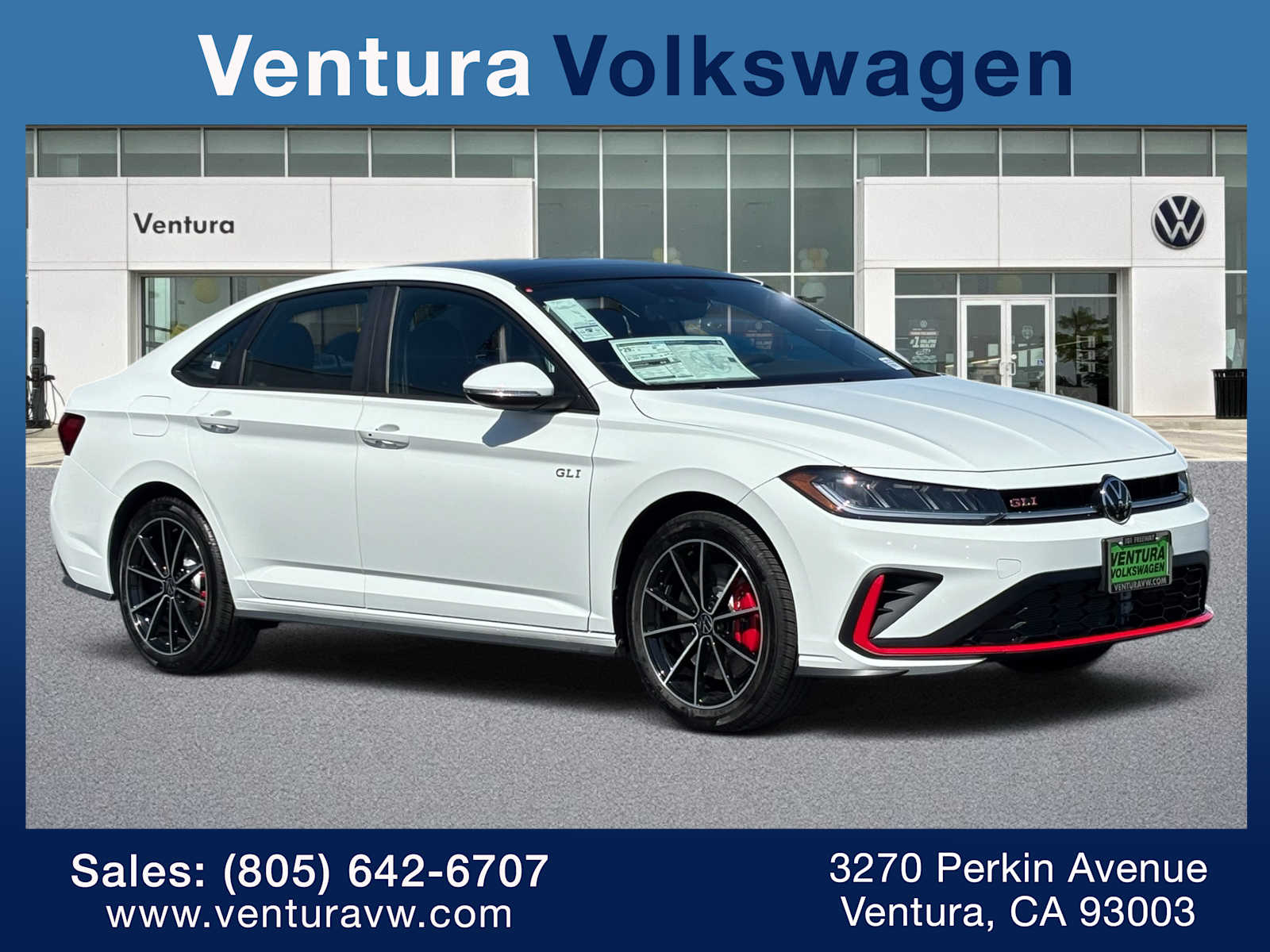 PURE WHITE 2026 Volkswagen Jetta GLI Sedan Front-Wheel Drive 6-Speed Manual