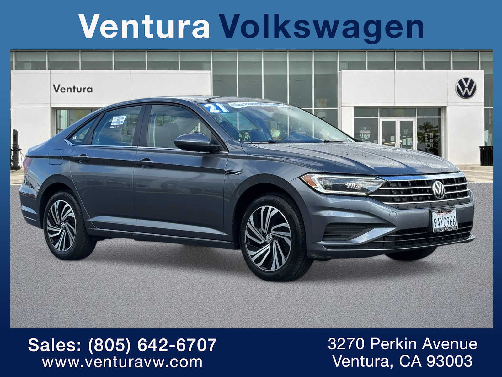 Platinum Gray Metallic 2021 Volkswagen Jetta SEL FWD Sedan Front-Wheel Drive 8-Speed Automatic