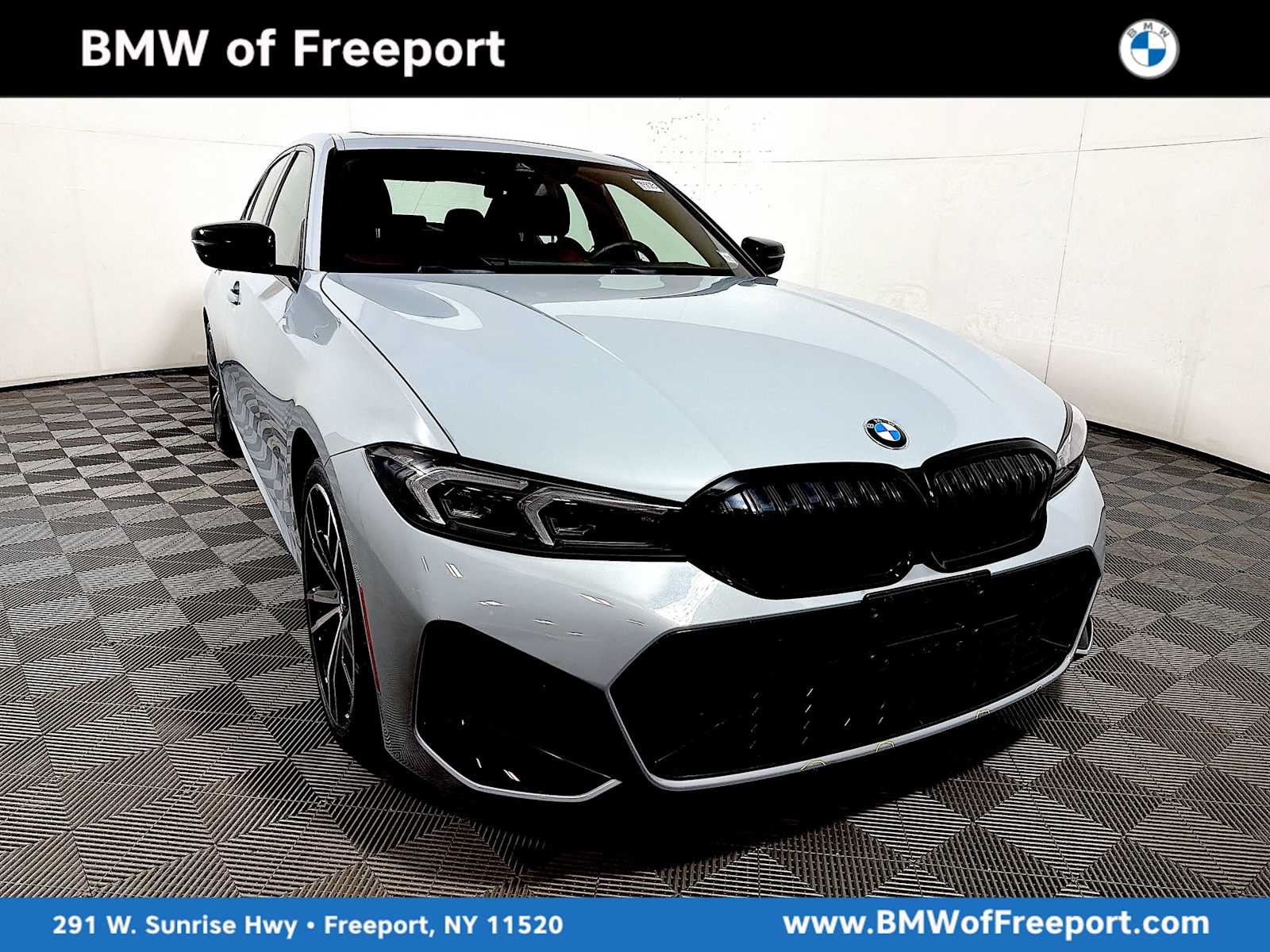 Gray (Brooklyn Grey Metallic) 2024 BMW 3 Series Sedan All-Wheel Drive 8-Speed Automatic