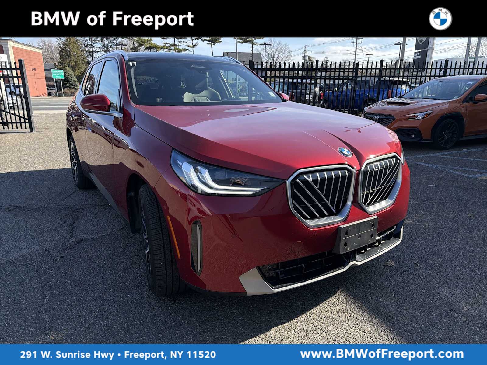 Vegas Red Metallic 2025 BMW X3 30 xDrive SUV / Crossover All-Wheel Drive 8-Speed Automatic