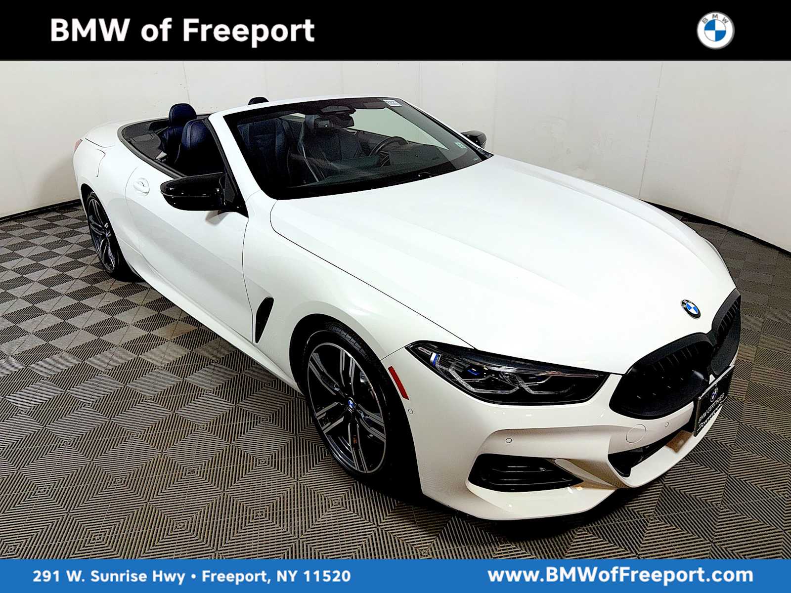 Alpine White 2024 BMW 8 Series M850i xDrive Convertible AWD Convertible All-Wheel Drive 8-Speed Automatic