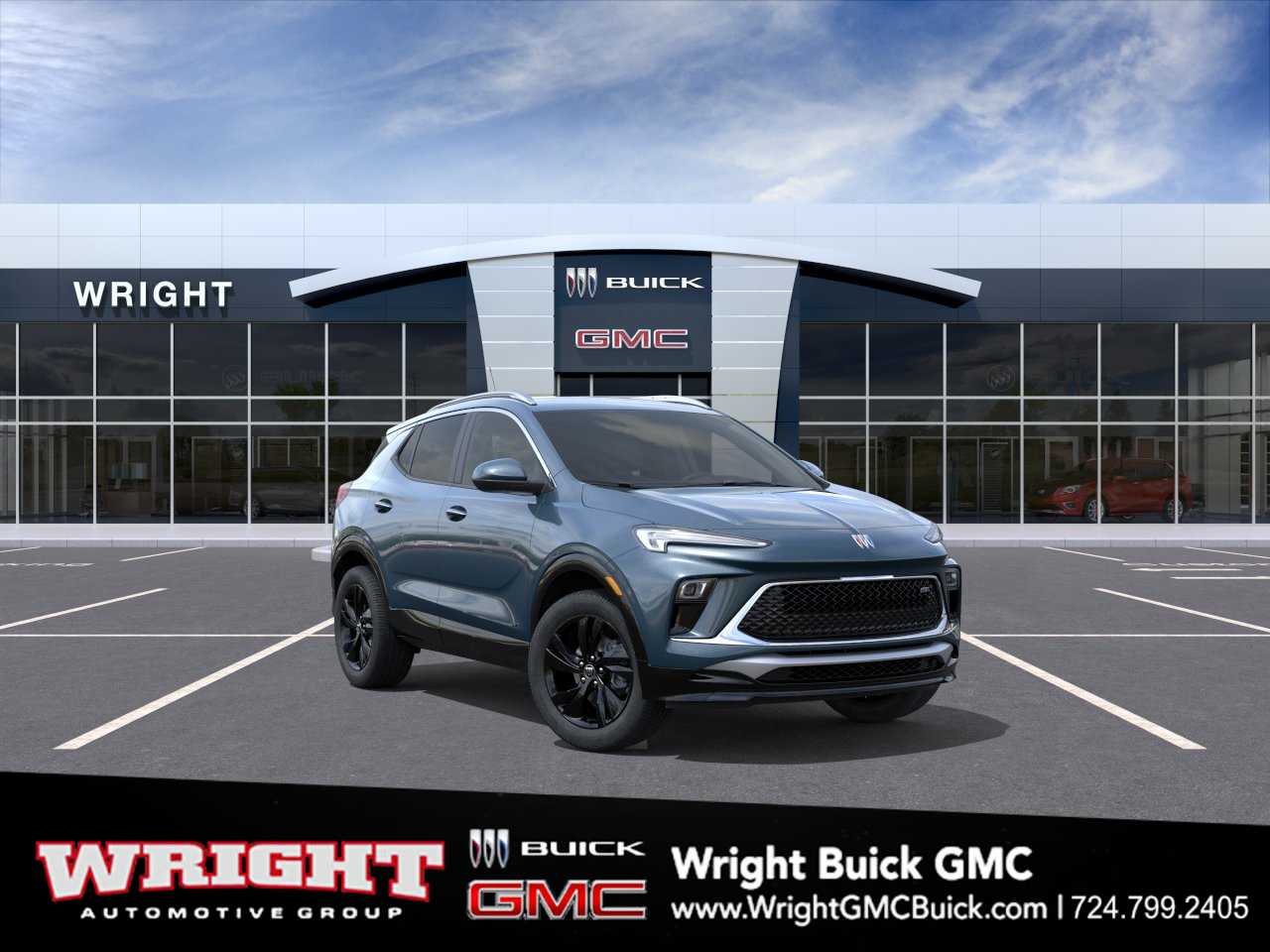 Ocean Blue Metallic 2026 Buick Encore GX SUV / Crossover All-Wheel Drive 9-Speed Automatic