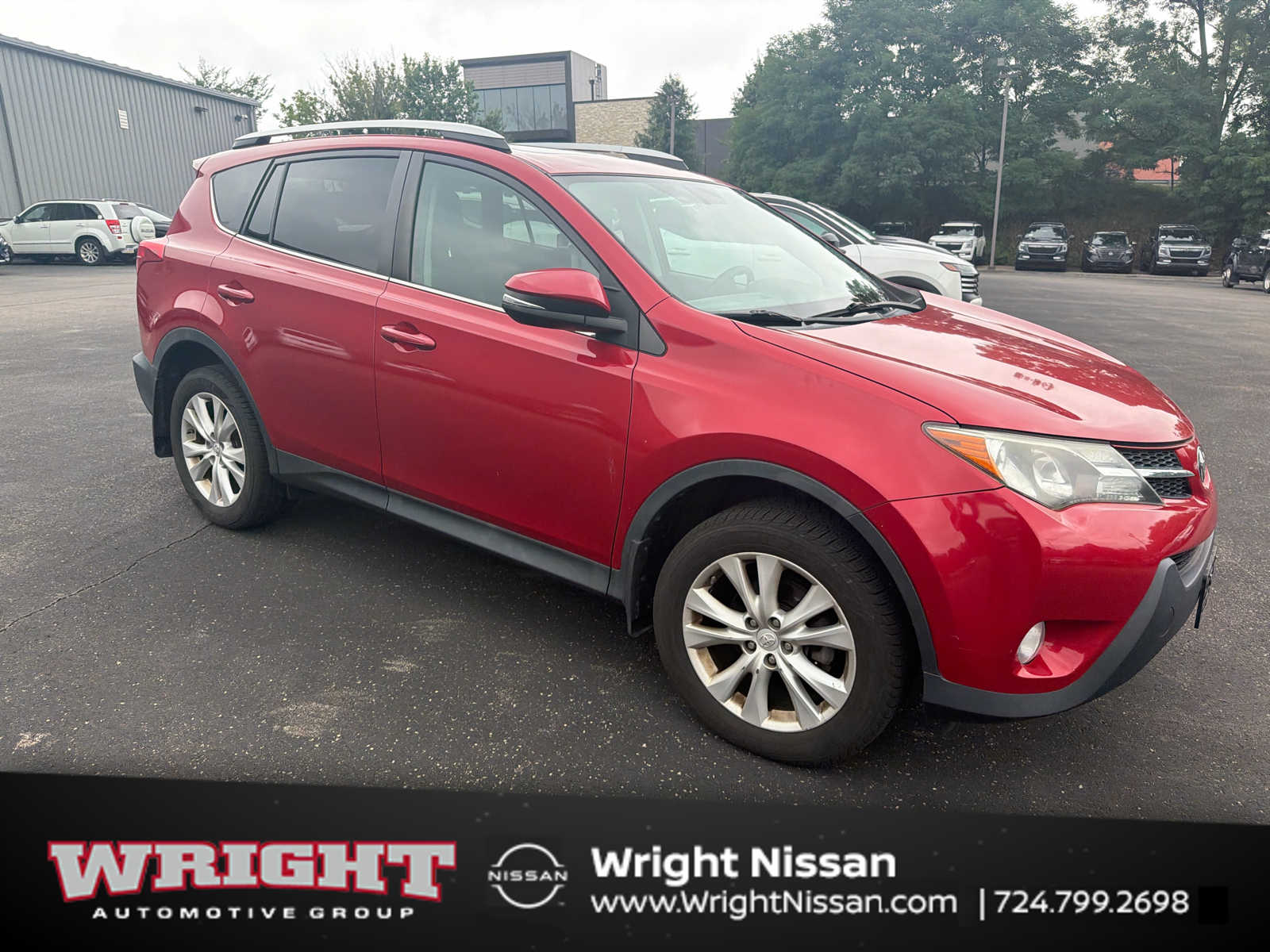 Barcelona Red Metallic 2015 Toyota RAV4 SUV / Crossover All-Wheel Drive 6-Speed Automatic