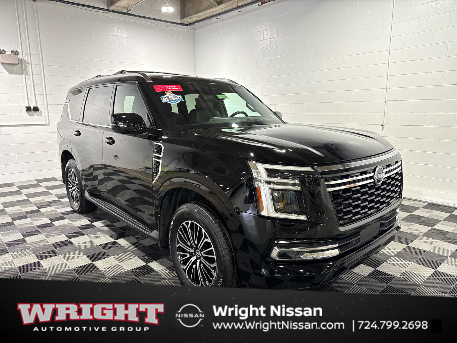 Super Black 2025 Nissan Armada SUV / Crossover Four-Wheel Drive 9-Speed Automatic
