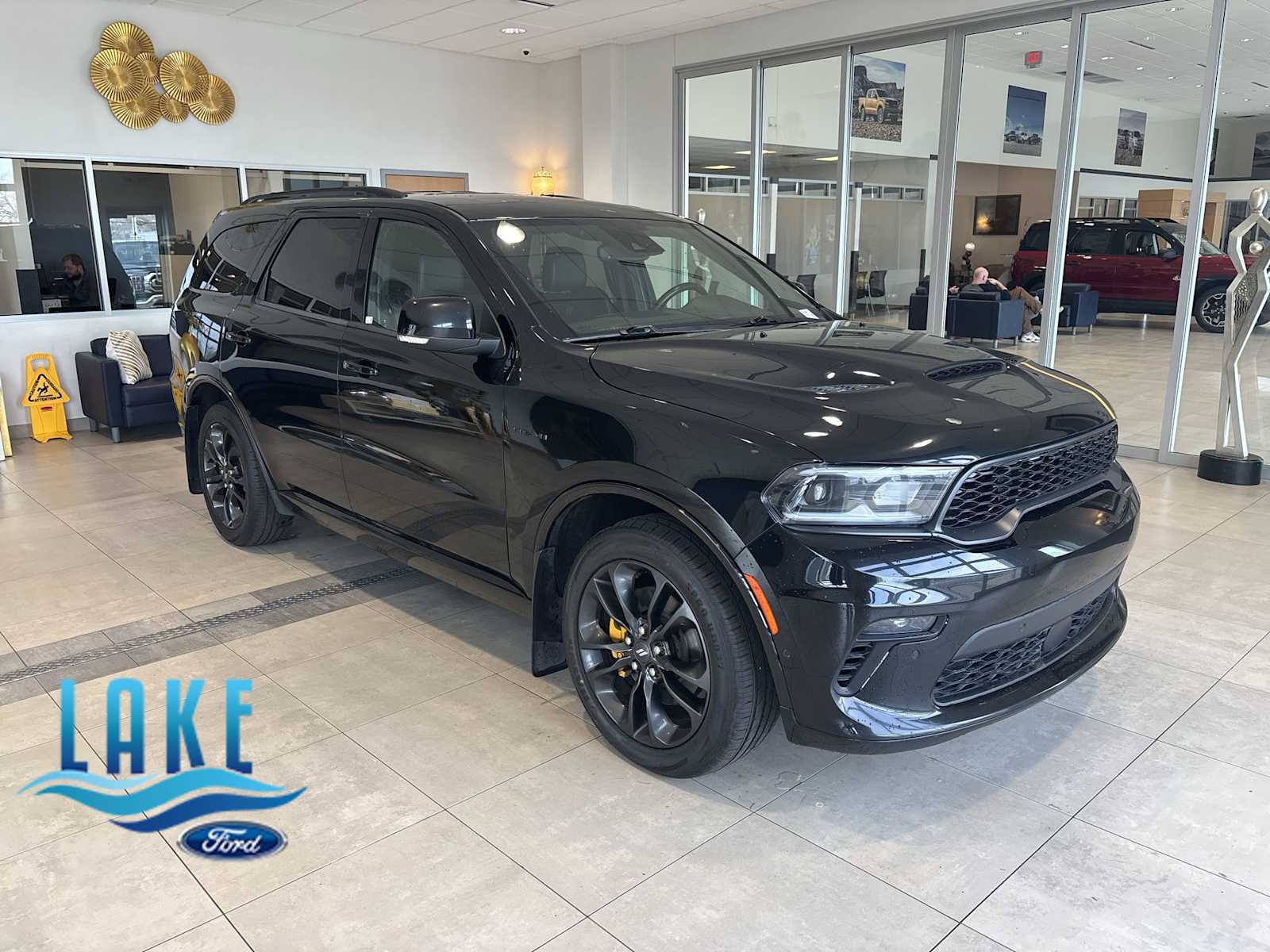 DB Black 2022 Dodge Durango R/T HEMI Orange AWD SUV / Crossover All-Wheel Drive 8-Speed Automatic