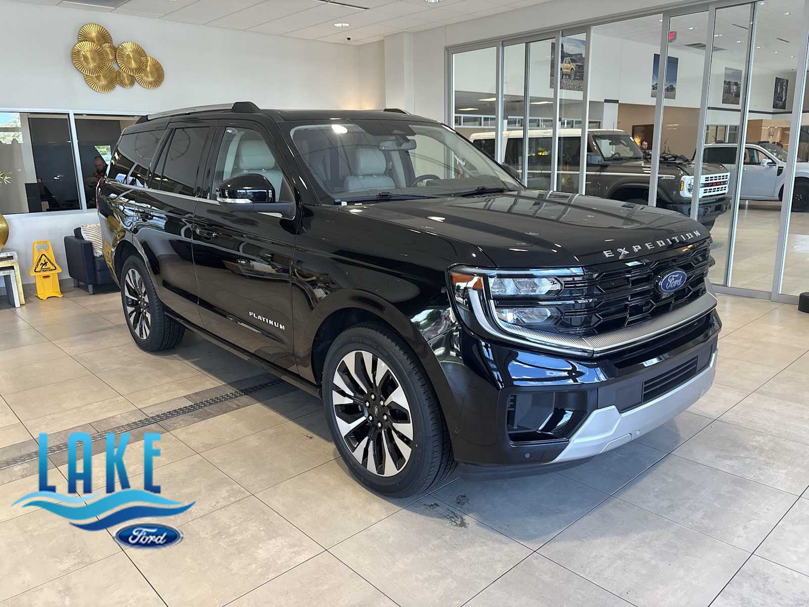 Agate Black Metallic 2025 Ford Expedition Platinum 4WD SUV / Crossover Four-Wheel Drive Automatic