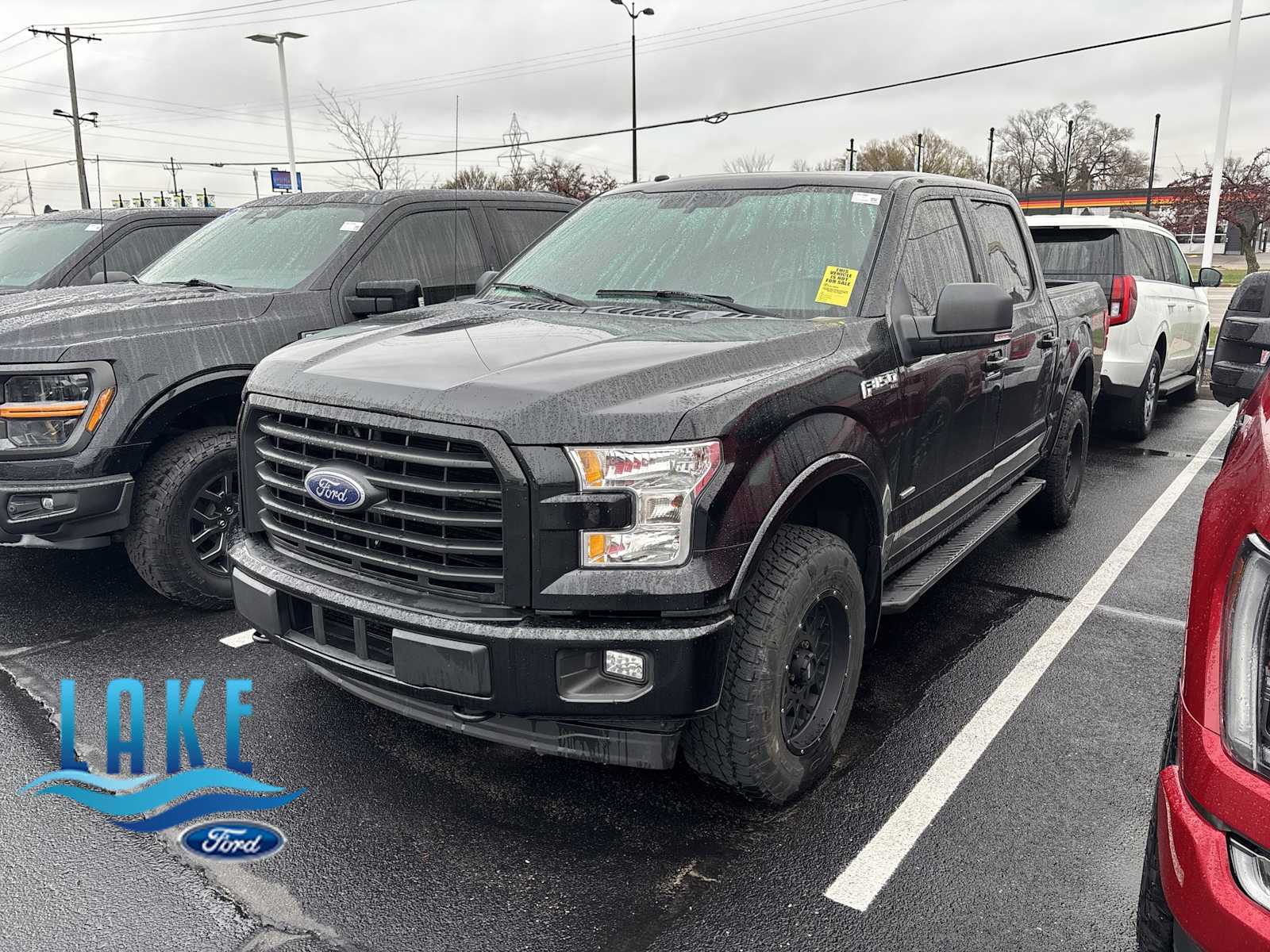 Shadow Black 2017 Ford F-150 XLT SuperCrew 4WD Pickup Truck Four-Wheel Drive Automatic