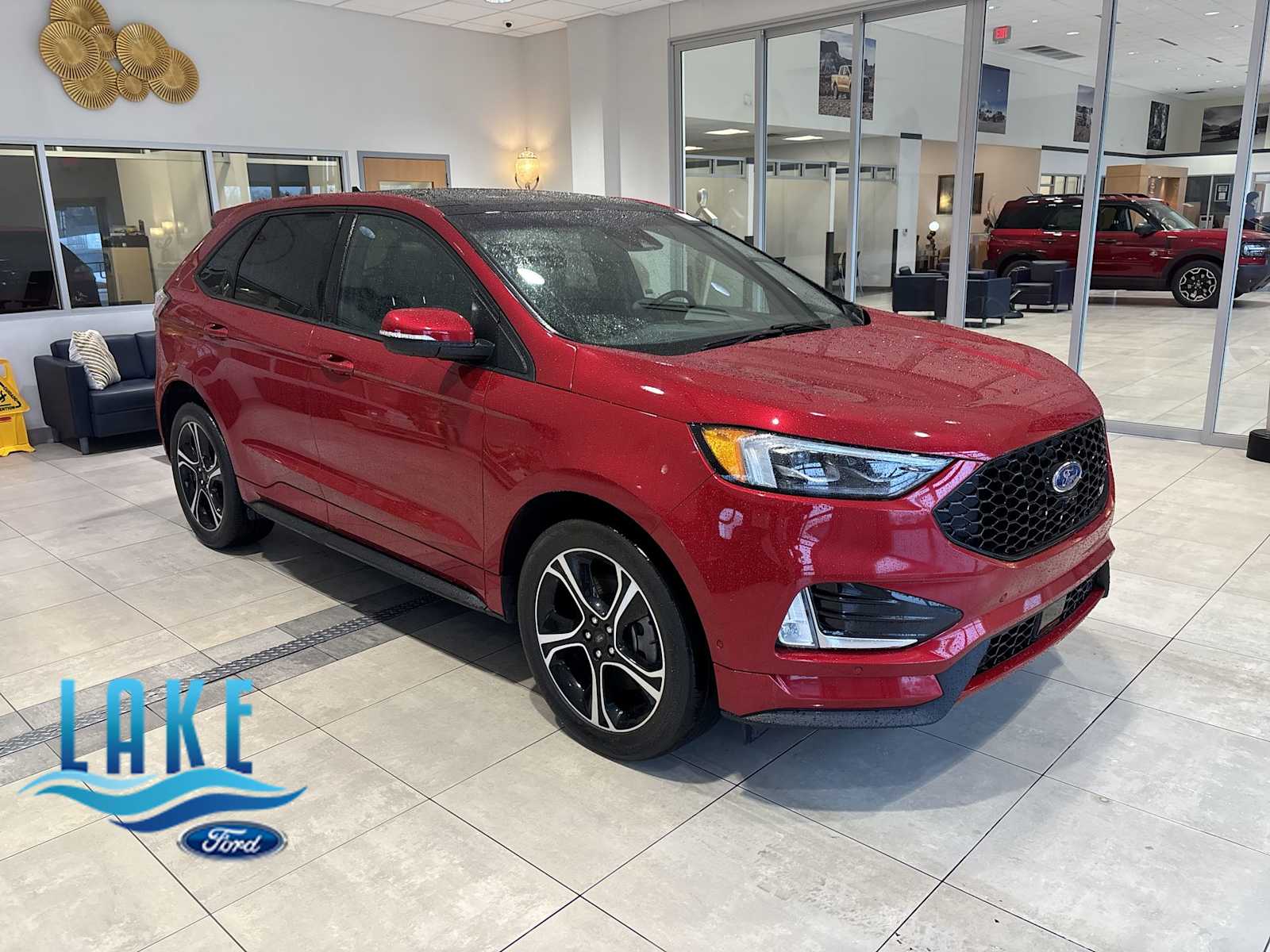 Rapid Red Metallic Tinted Clearcoat 2022 Ford Edge ST AWD SUV / Crossover All-Wheel Drive 7-Speed Automatic