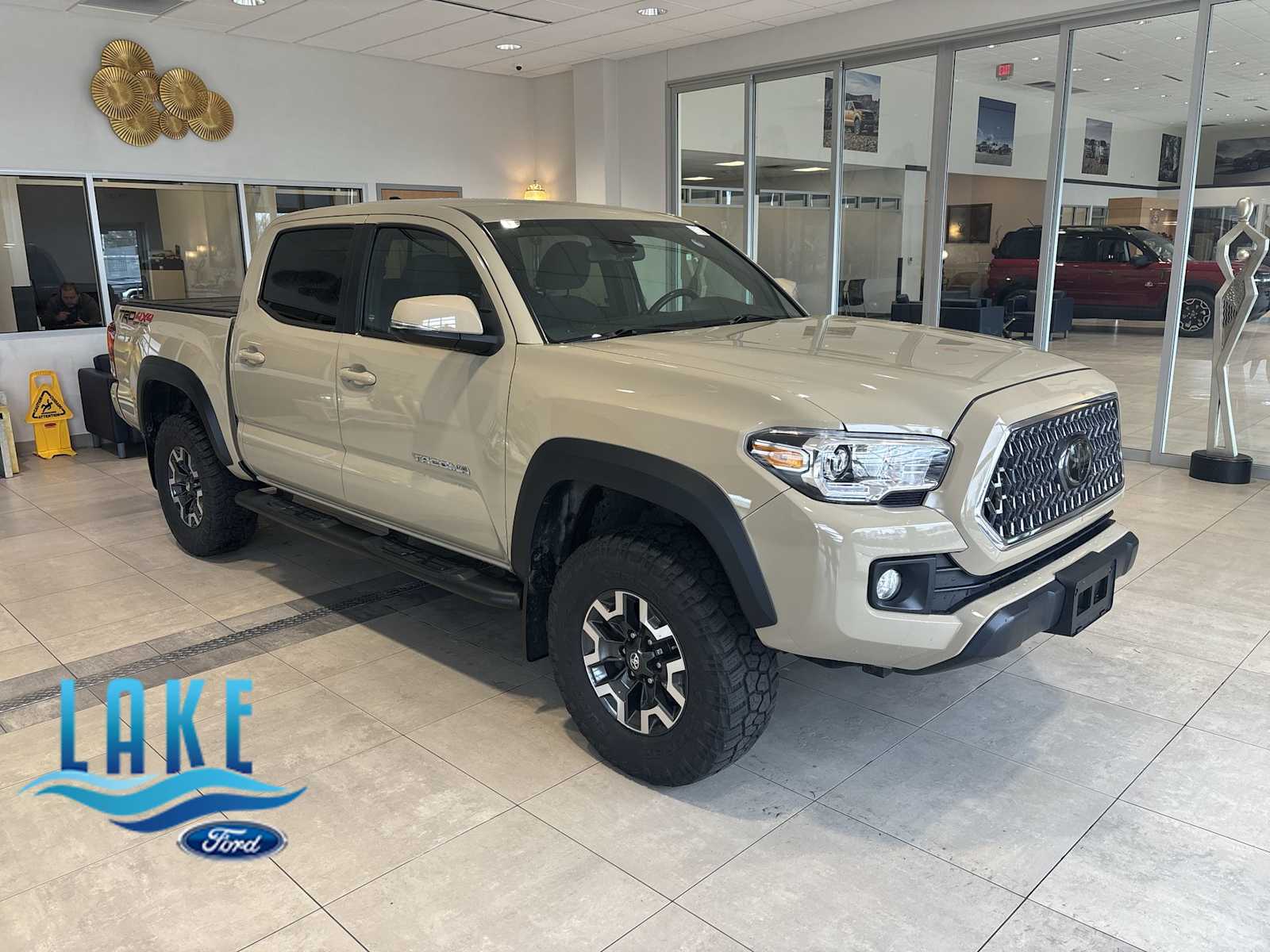 Quicksand 2019 Toyota Tacoma TRD Off Road Double Cab 4WD Pickup Truck Four-Wheel Drive Automatic