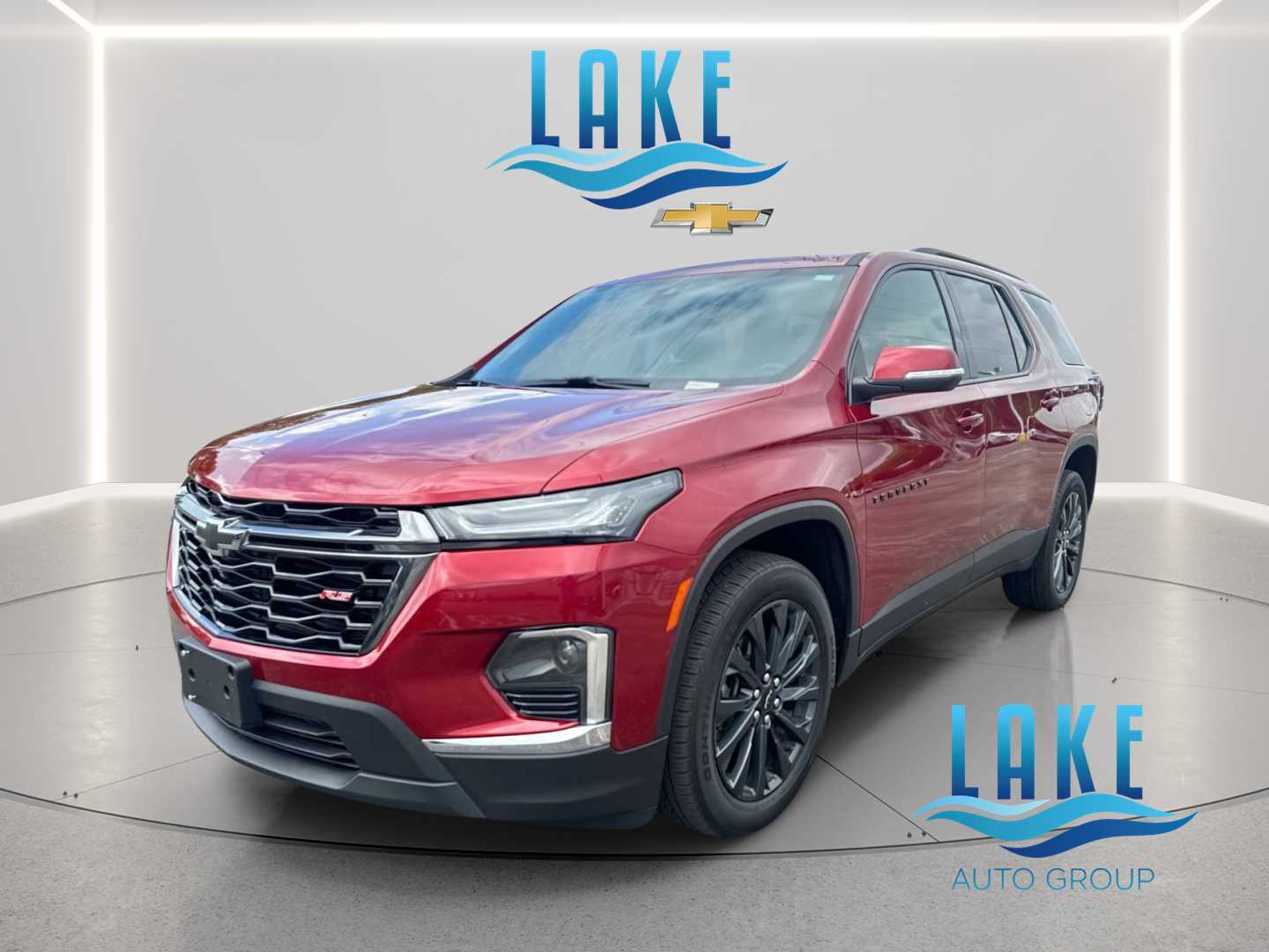 Radiant Red Tintcoat 2023 Chevrolet Traverse SUV / Crossover Four-Wheel Drive 9-Speed Automatic