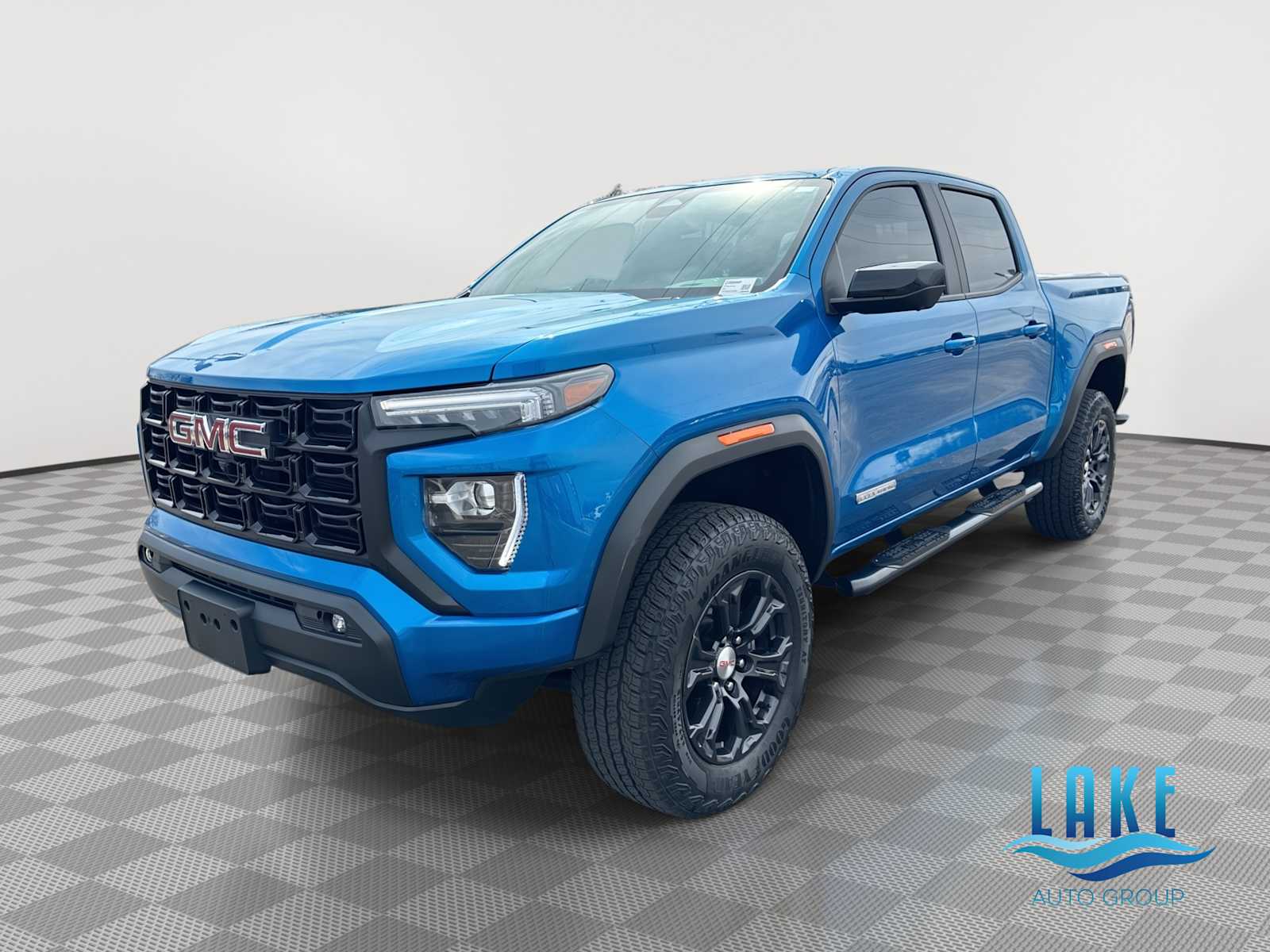 Dynamic Blue Metallic 2024 GMC Canyon Elevation Crew Cab 4WD Pickup Truck Four-Wheel Drive 8-Speed Automatic