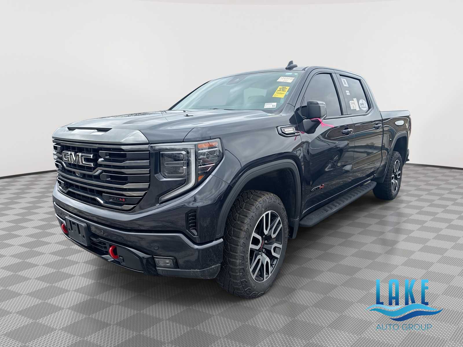 Titanium Rush Metallic 2023 GMC Sierra 1500 AT4 Crew Cab 4WD Pickup Truck Four-Wheel Drive Automatic