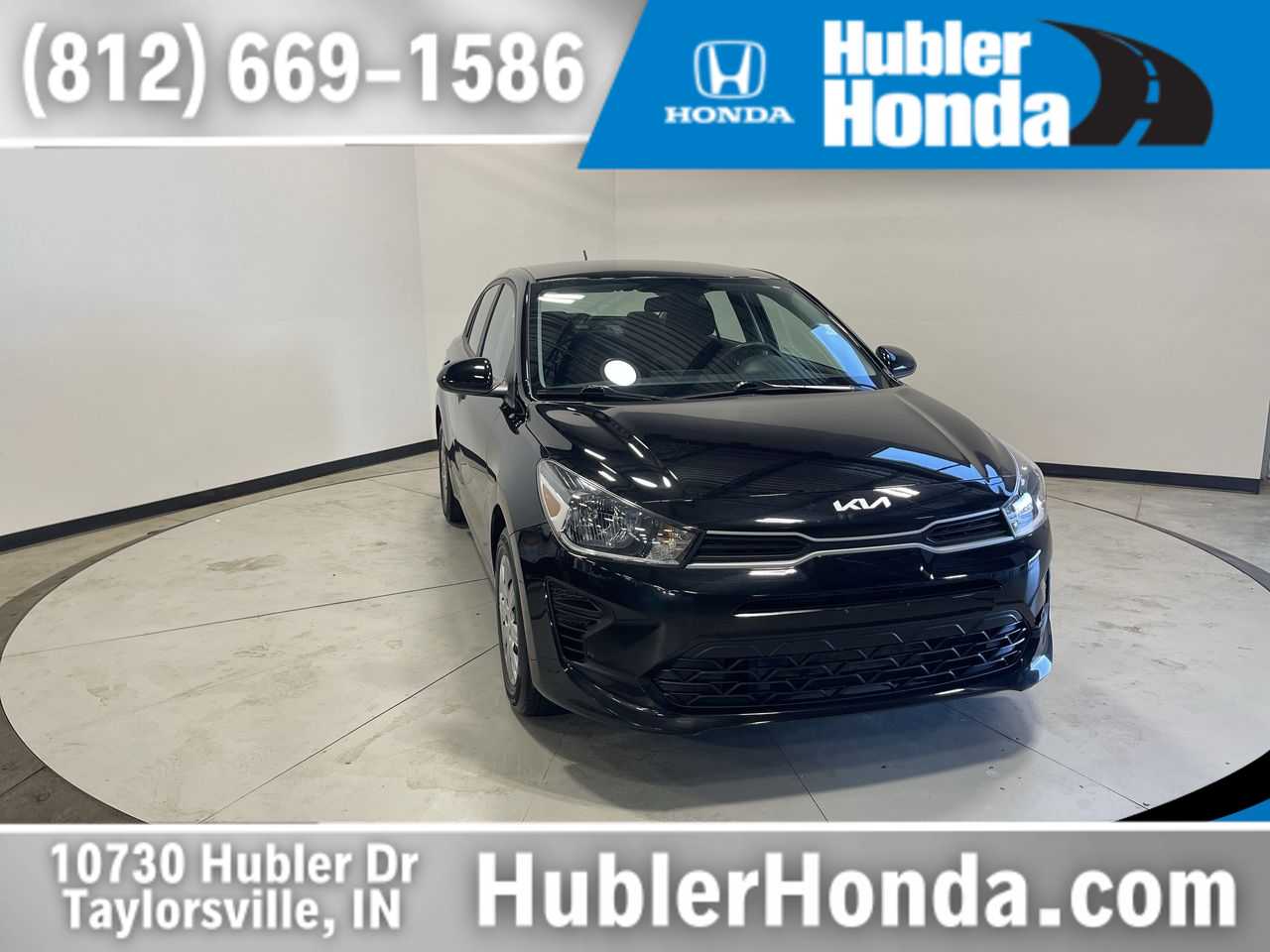 Aurora Black 2022 Kia Rio LX FWD Sedan Front-Wheel Drive Continuously Variable Transmission