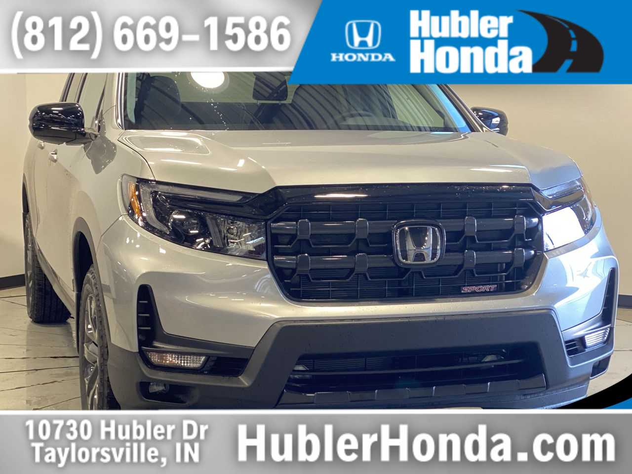 Lunar Silver Metallic 2024 Honda Ridgeline Pickup Truck All-Wheel Drive 9-Speed Automatic