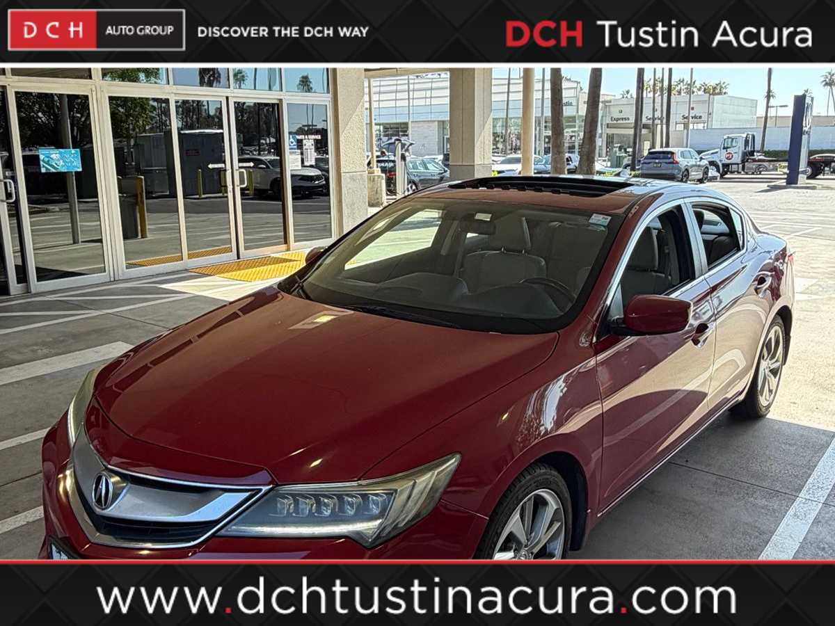 Red 2017 Acura ILX Sedan Front-Wheel Drive 8-Speed Automatic