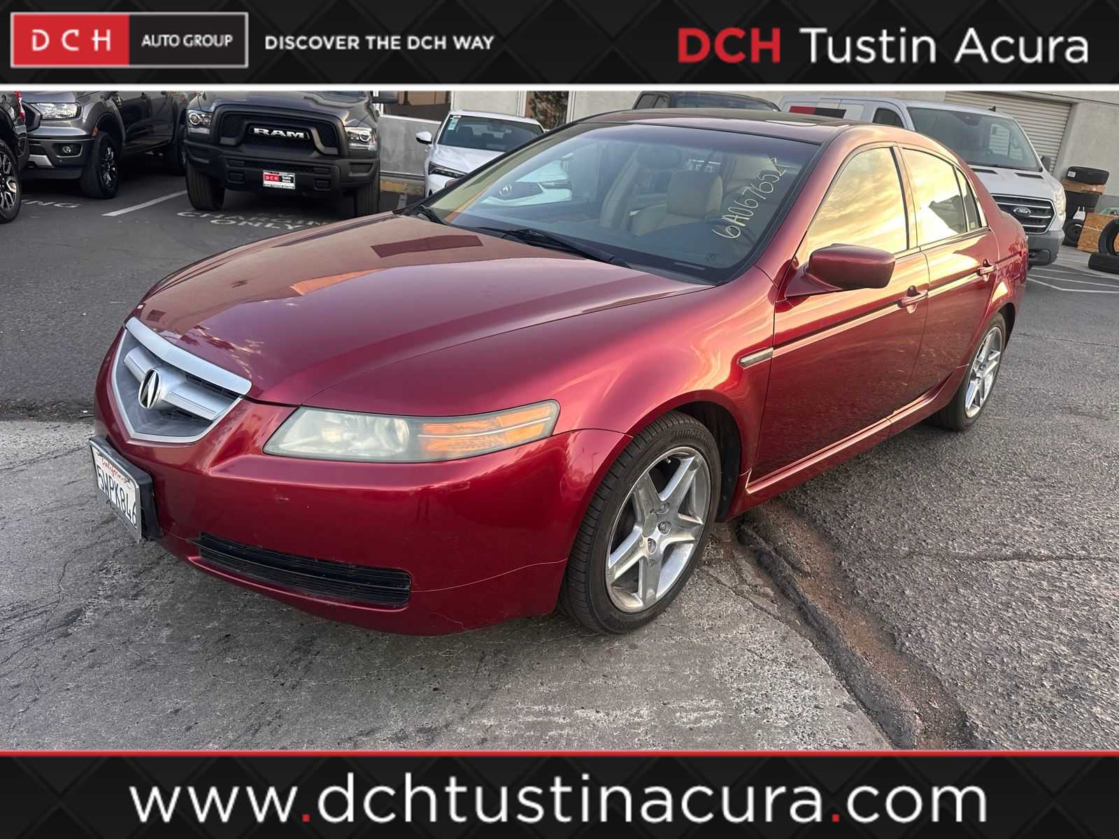 Red 2006 Acura TL Sedan 5-Speed Automatic
