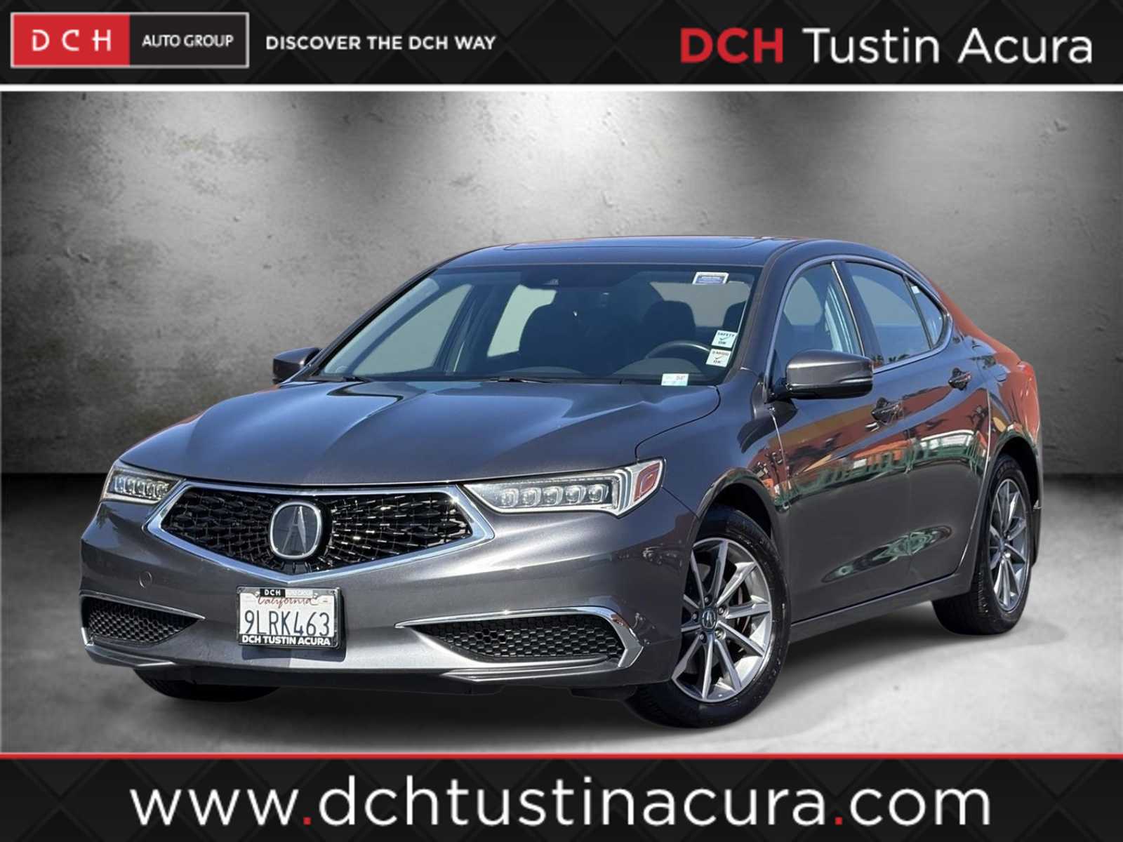 Gray (Modern Steel Metallic) 2020 Acura TLX Sedan Front-Wheel Drive 8-Speed Automatic
