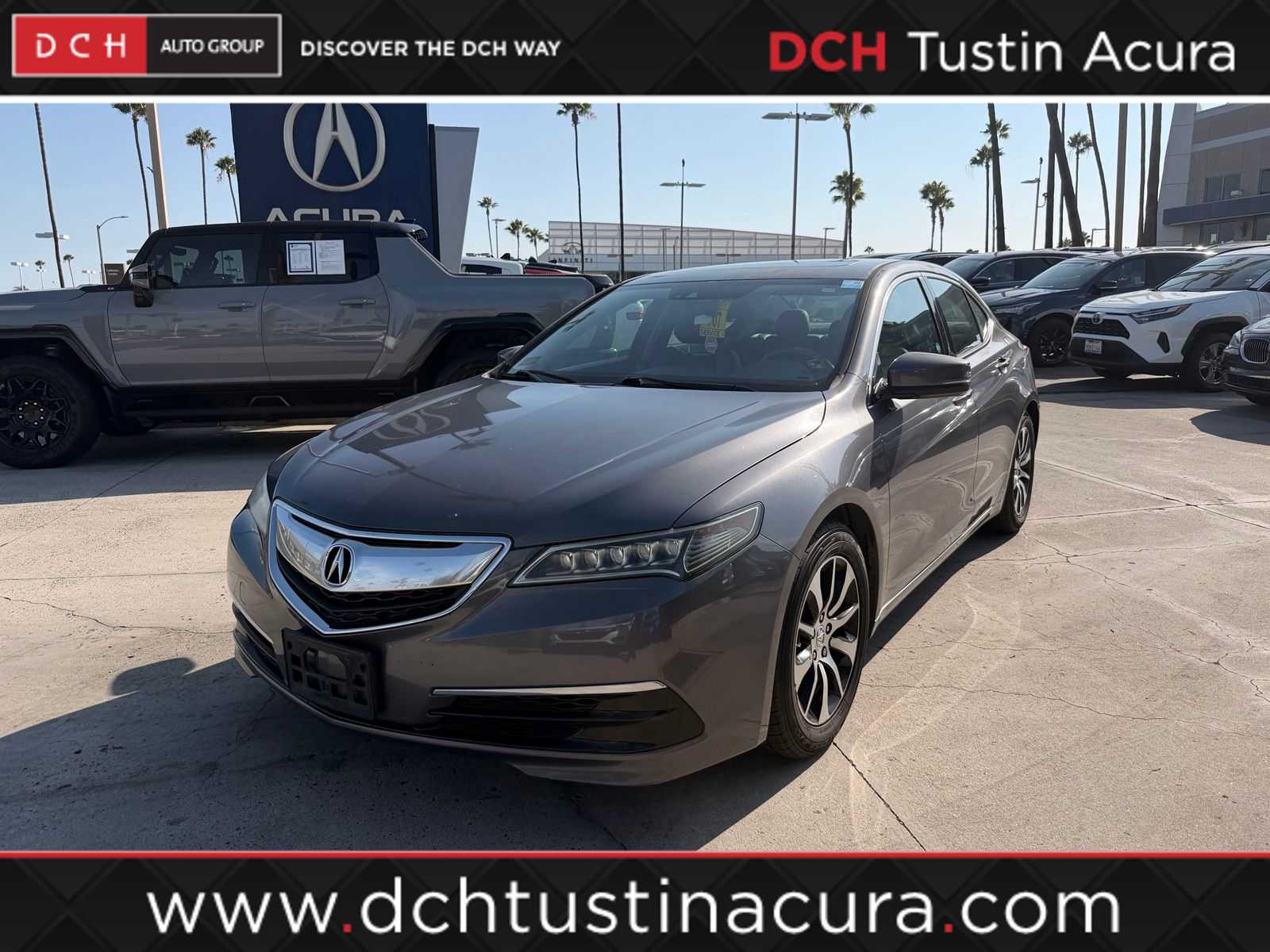 Gray 2017 Acura TLX Sedan Front-Wheel Drive 8-Speed Automatic