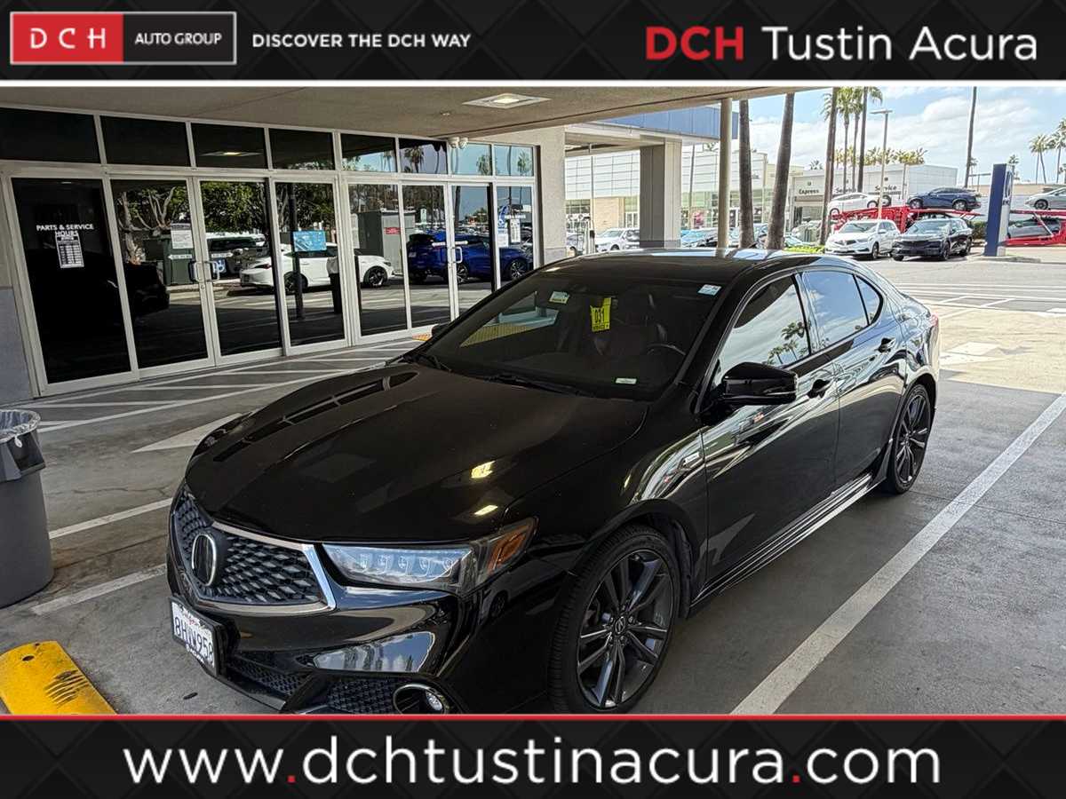2019 Acura TLX w/A-Spec Pkg Red Leather