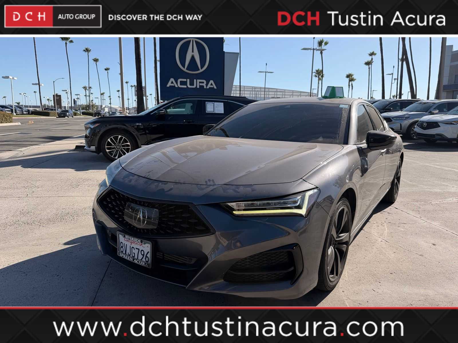 Gray (Modern Steel Metallic) 2021 Acura TLX FWD with Technology Package Sedan Front-Wheel Drive Automatic