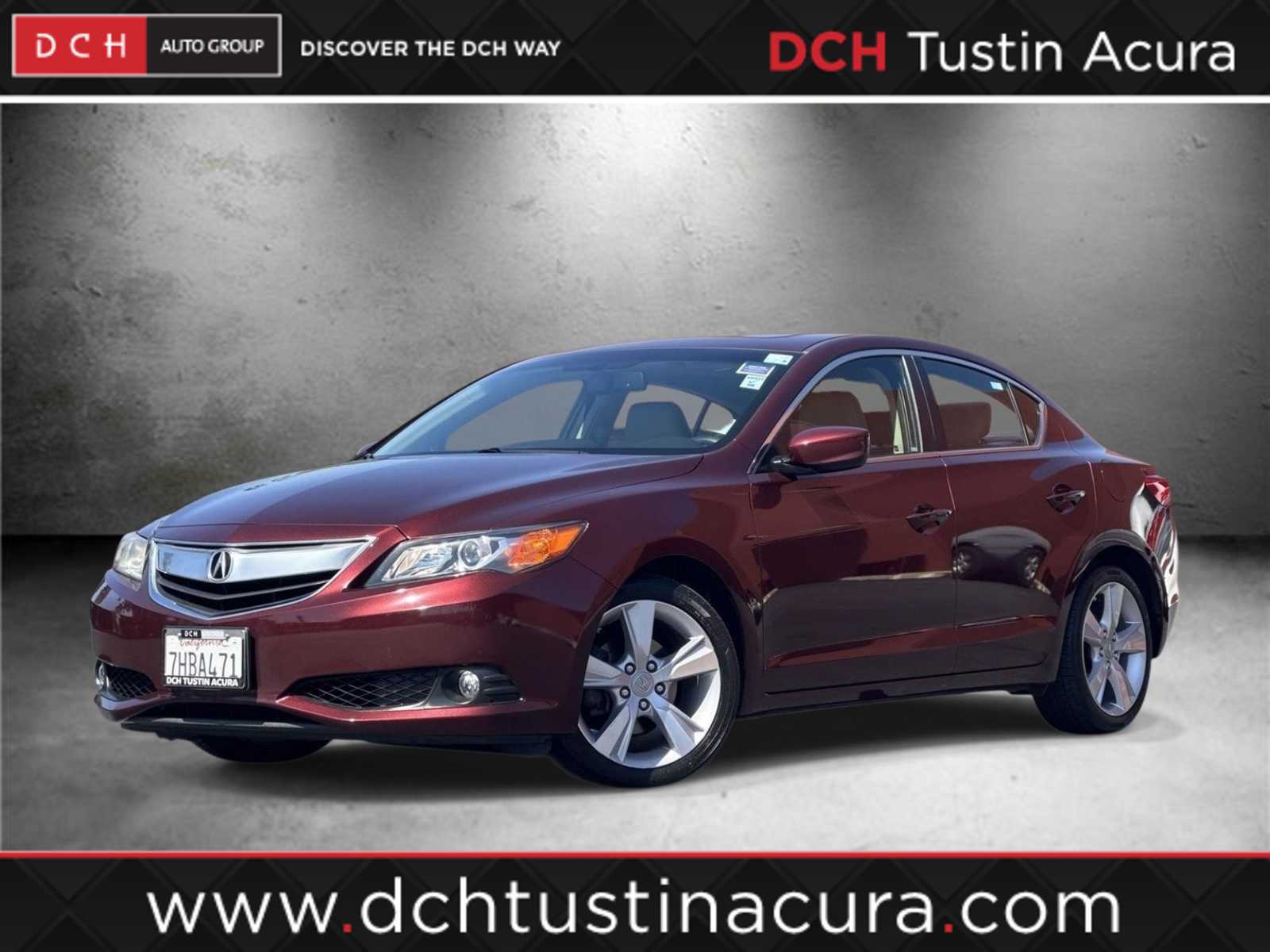 Red 2015 Acura ILX Sedan Front-Wheel Drive 5-Speed Automatic