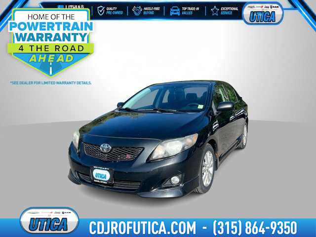 Black Sand Pearl 2009 Toyota Corolla Sedan Front-Wheel Drive Automatic