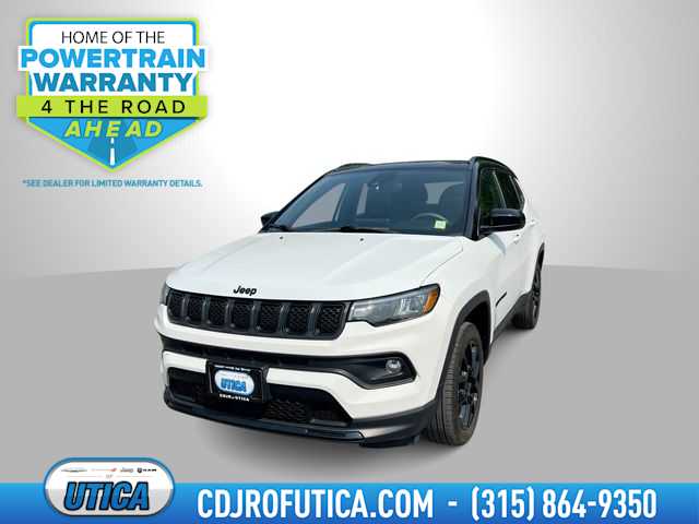 Bright White Clearcoat 2023 Jeep Compass SUV / Crossover Four-Wheel Drive 8-Speed Automatic