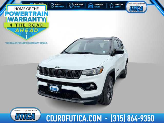 Bright White Clearcoat 2026 Jeep Compass SUV / Crossover Four-Wheel Drive 8-Speed Automatic