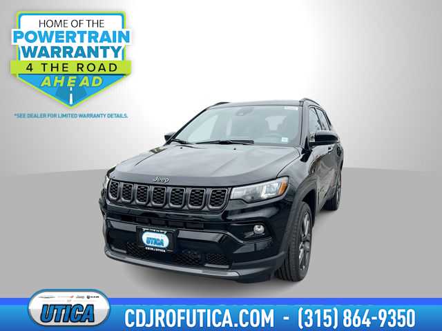 Diamond Black Crystal Pearlcoat 2026 Jeep Compass SUV / Crossover Four-Wheel Drive 8-Speed Automatic