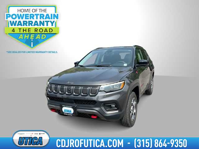 Gray (Granite Crystal Metallic Clearcoat) 2022 Jeep Compass SUV / Crossover Four-Wheel Drive 9-Speed Automatic