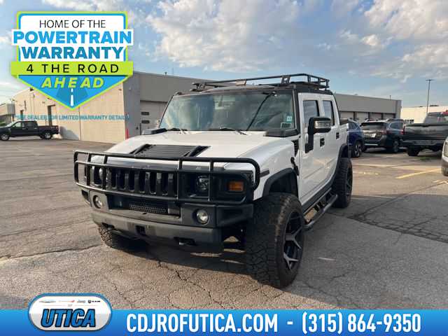 Birch White 2007 Hummer H2 SUT Base SUV / Crossover Four-Wheel Drive 4-Speed Automatic
