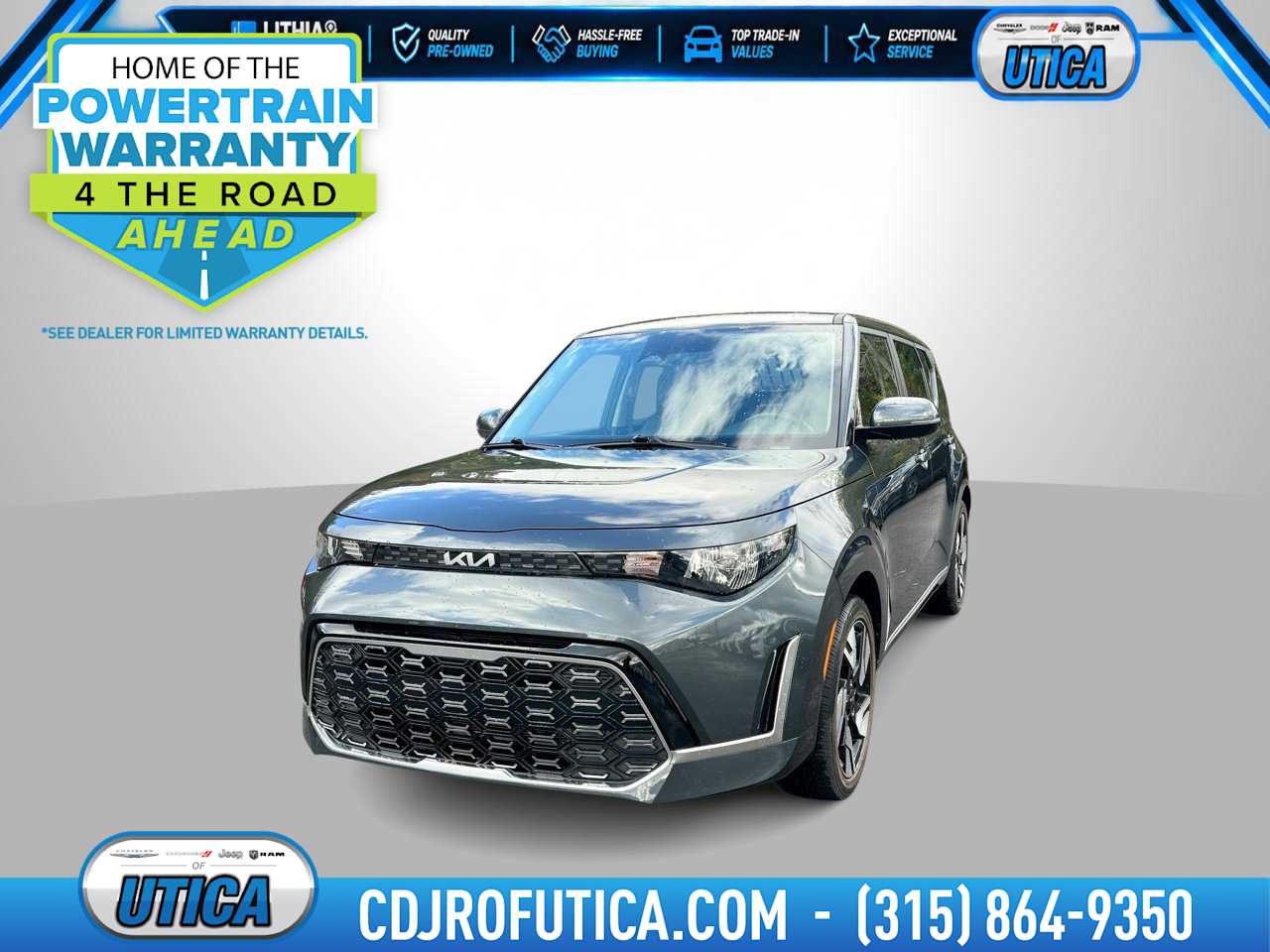Gravity Gray 2025 Kia Soul SUV / Crossover Front-Wheel Drive Continuously Variable Transmission