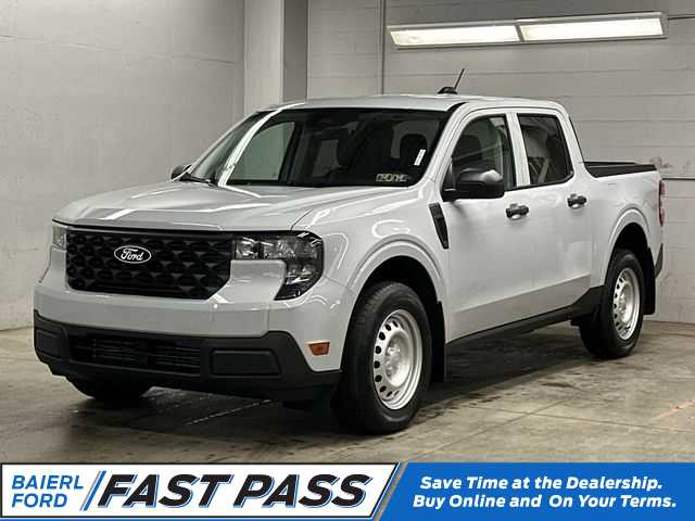 Space White Metallic 2025 Ford Maverick XL SuperCrew AWD Pickup Truck All-Wheel Drive 8-Speed Automatic