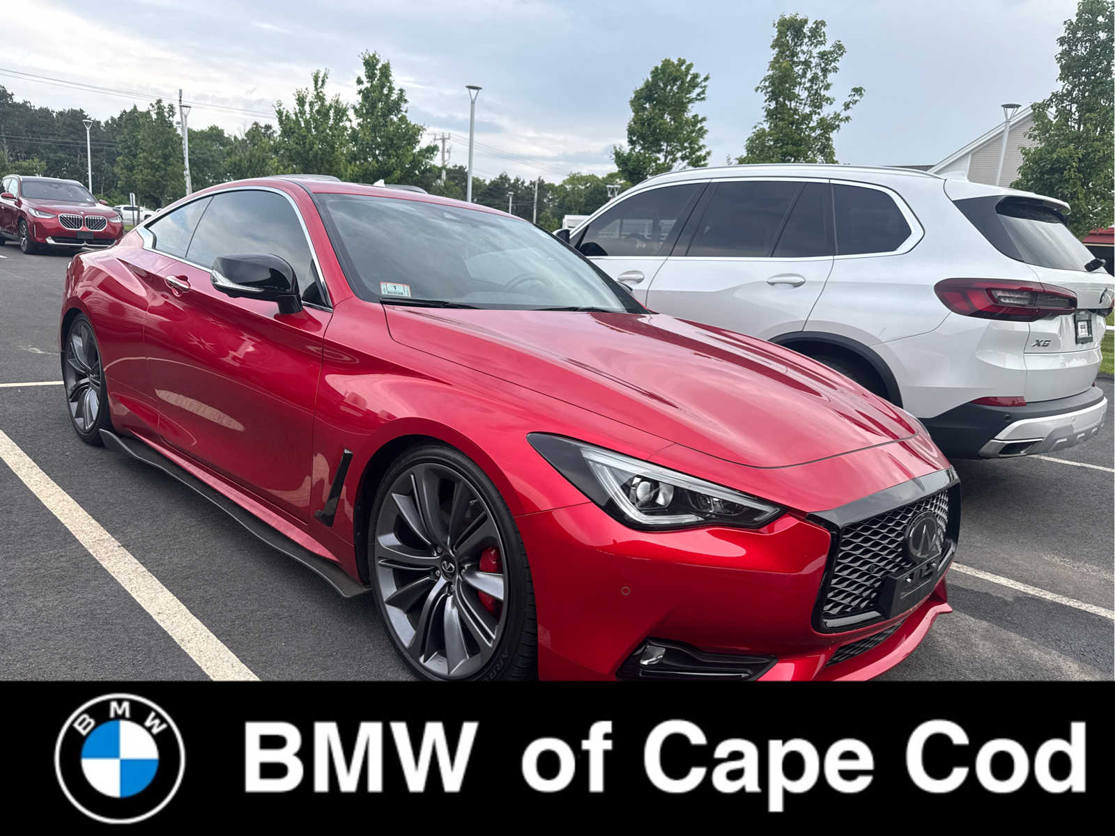 Dynamic Sunstone Red 2022 INFINITI Q60 Red Sport 400 AWD Coupe All-Wheel Drive 7-Speed Automatic