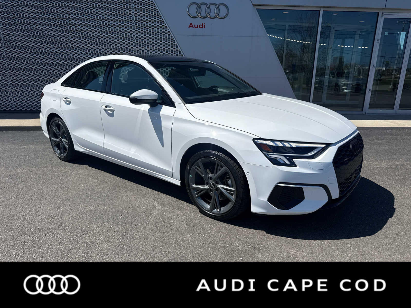 White 2024 Audi A3 40 TFSI quattro Premium AWD Sedan All-Wheel Drive 7-Speed Automatic