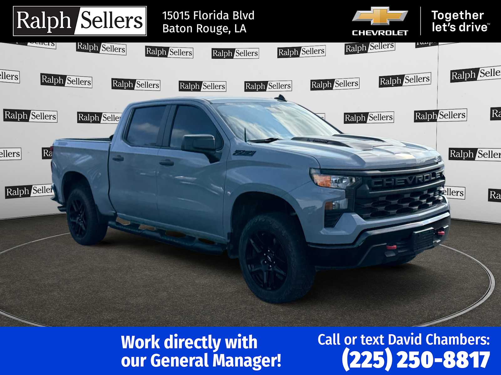 2024 Chevrolet Silverado 1500 Custom Trail Boss Crew Cab 4WD