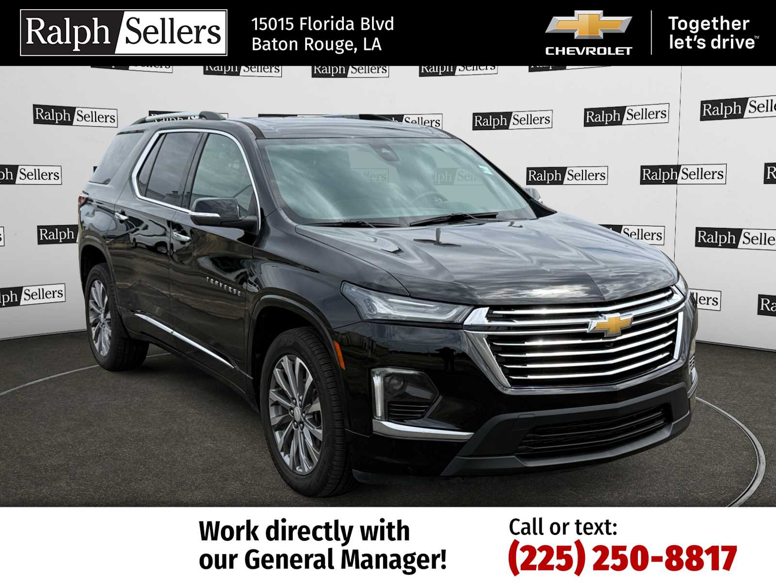 Mosaic Black Metallic 2023 Chevrolet Traverse SUV / Crossover Front-Wheel Drive 9-Speed Automatic