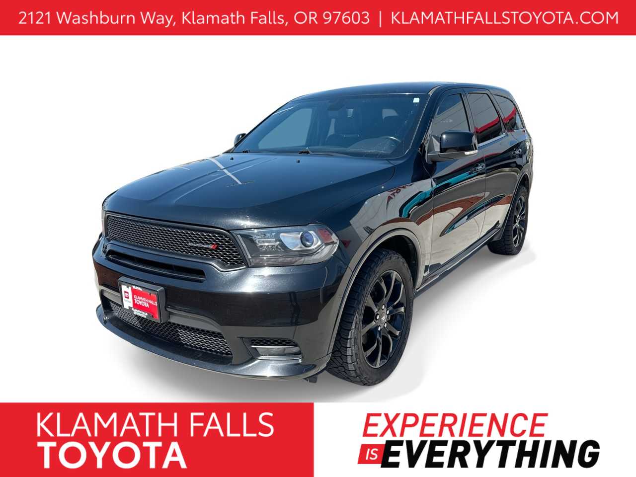 DB Black Clearcoat 2020 Dodge Durango SUV / Crossover All-Wheel Drive 8-Speed Automatic