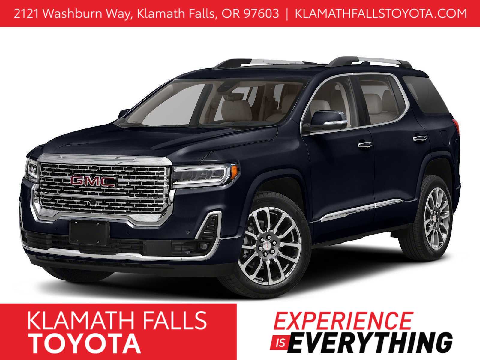Midnight Blue Metallic 2022 GMC Acadia Denali AWD SUV / Crossover Four-Wheel Drive 9-Speed Automatic