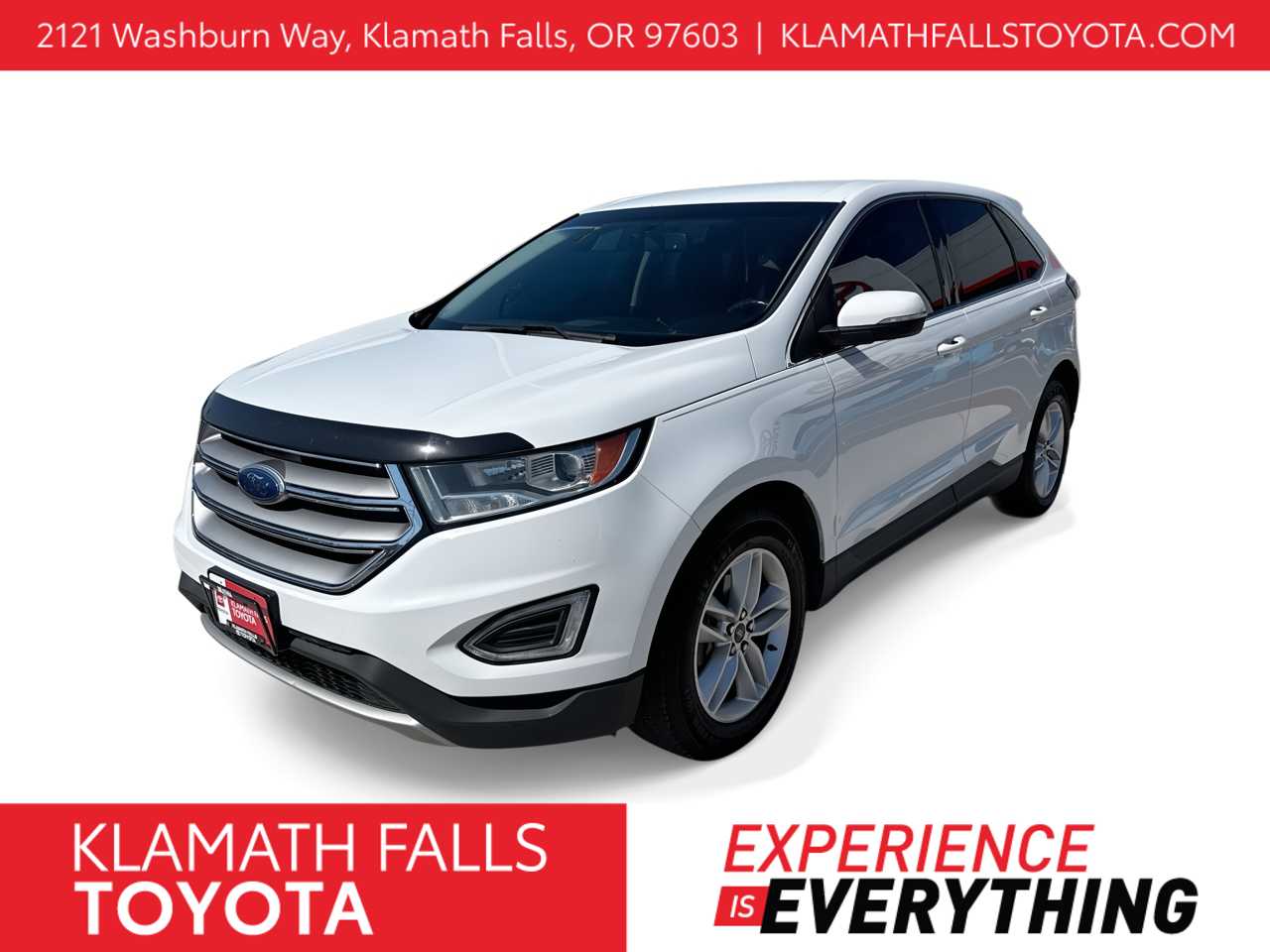 Oxford White 2016 Ford Edge SUV / Crossover Front-Wheel Drive 6-Speed Automatic