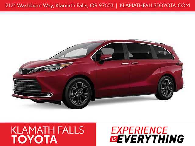 Red (Ruby Flare Pearl) 2026 Toyota Sienna Platinum 7-Passenger AWD Minivan All-Wheel Drive Continuously Variable Transmission
