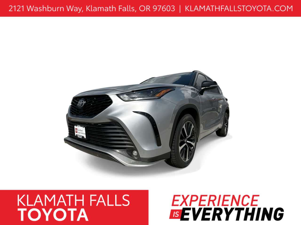 Celestial Silver Metallic 2021 Toyota Highlander SUV / Crossover All-Wheel Drive 8-Speed Automatic