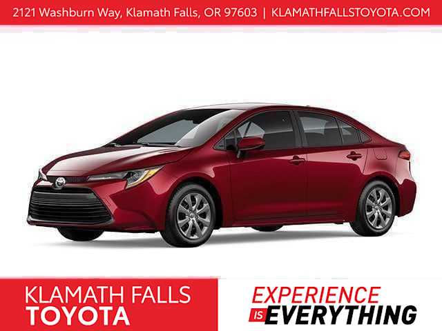 Red (Ruby Flare Pearl) 2026 Toyota Corolla Hybrid LE AWD Sedan All-Wheel Drive Continuously Variable Transmission