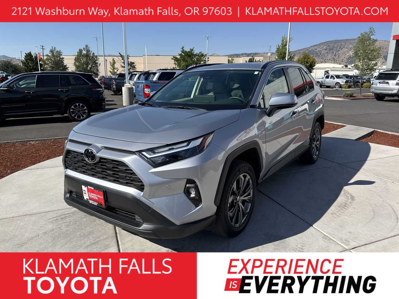 Silver Sky Metallic 2025 Toyota RAV4 Hybrid SUV / Crossover All-Wheel Drive Continuously Variable Transmission